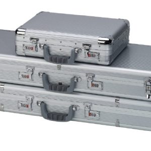 Pistoolkoffer aluminium 46x35x11 cm