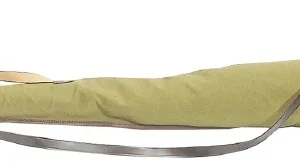 Foudraal canvas groen, Lengte 130cm