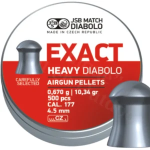Luchtdrukkogeltjes JSB Exact Diabolo Heavy 4.52 mm 10.34 grain