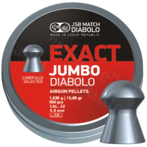 Luchtdrukkogeltjes JSB Exact Diabolo Jumbo 5.5 mm 15.89 grain