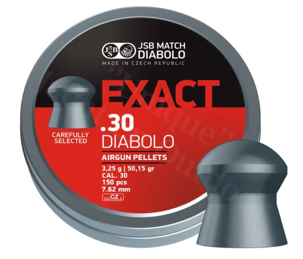 Luchtdrukkogeltjes JSB Exact Heavy 7.62 mm / .30 | 50.15 grain