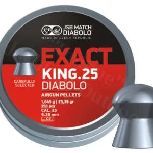 Luchtdrukkogeltjes JSB Exact King 6.35 mm 25.4 grain