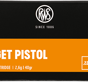 Kogelpatroon RWS Target Pistol .22 LR RN 40 Grain