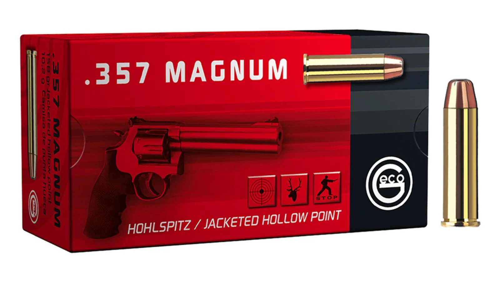 Kogelpatronen Geco .357 Mag JHP 158 grain
