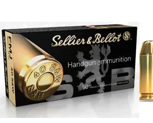 Sellier & Bellot .40 S&W FMJ 180 grain
